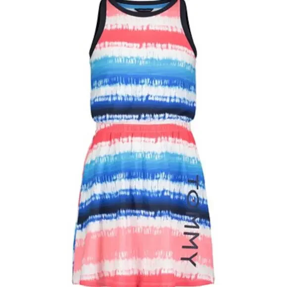 Tommy Hilfiger | Dresses | Tommy Hilfiger Dress Size Large L Striped Jersey  Spell Out Nautical Summer | Poshmark